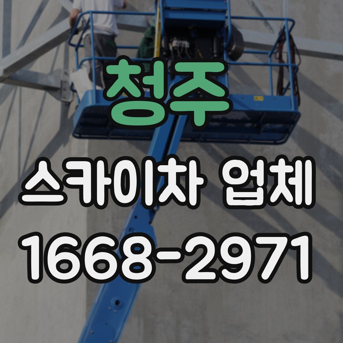 청주 스카이차 업체
