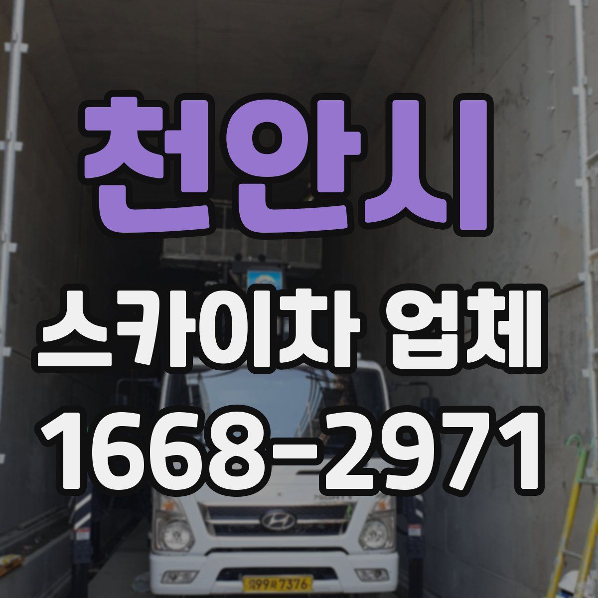 천안시 스카이차 업체