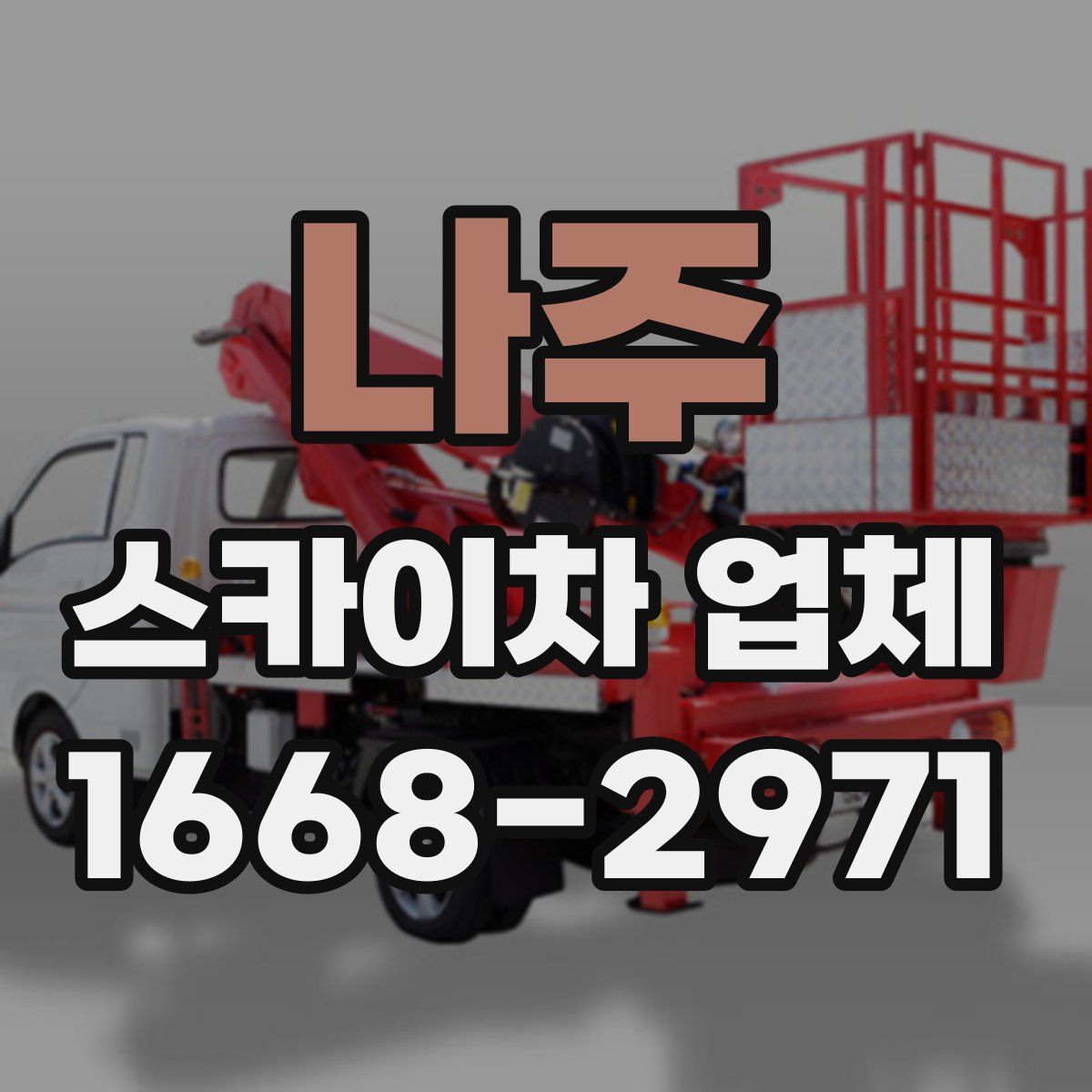 나주 스카이차 업체