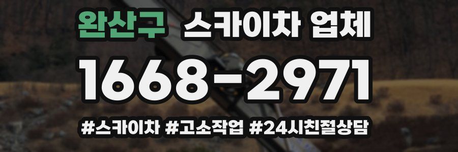 완산구 스카이차 업체
