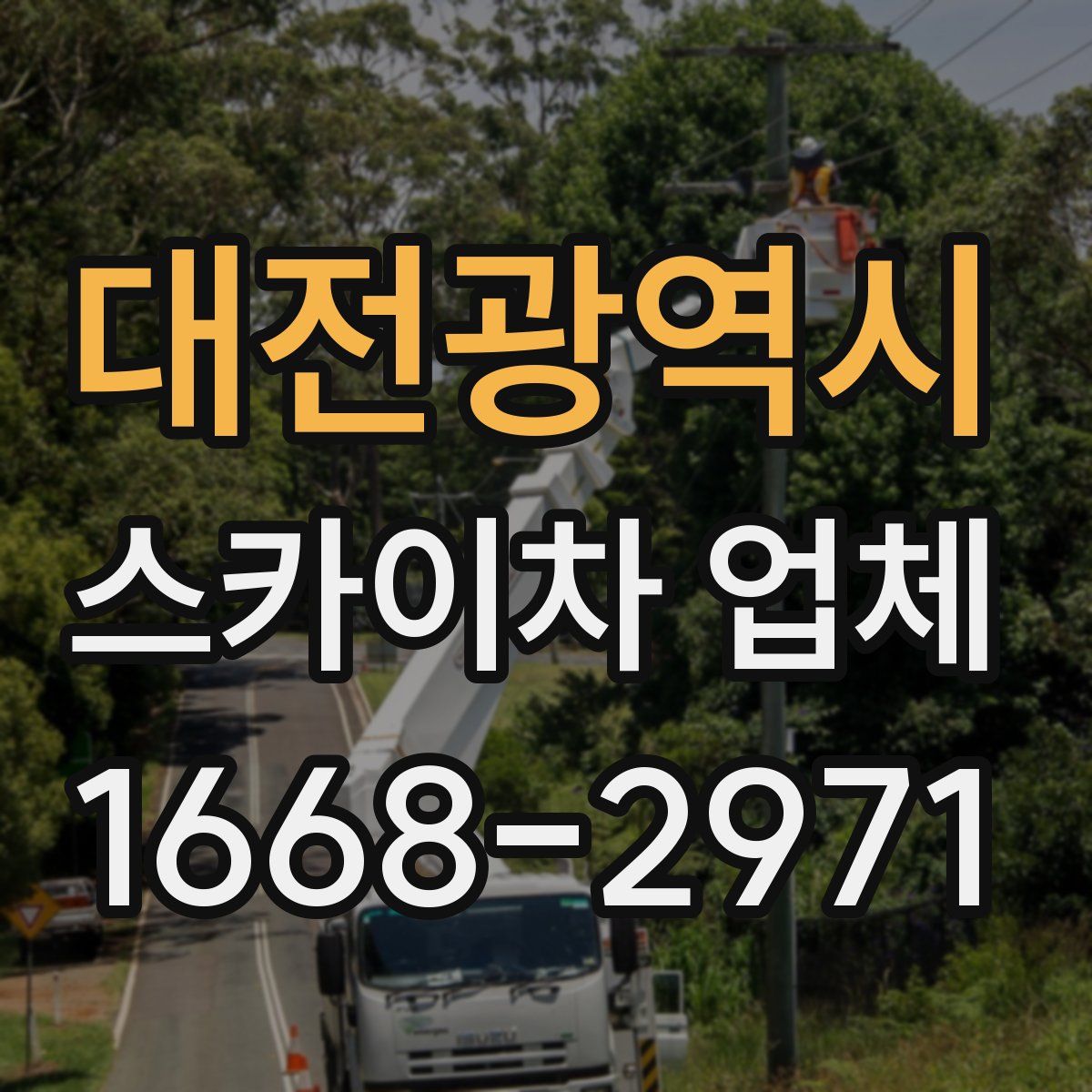 대전광역시 스카이차 업체