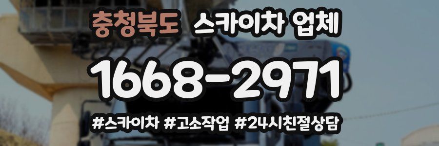 충청북도 스카이차 업체