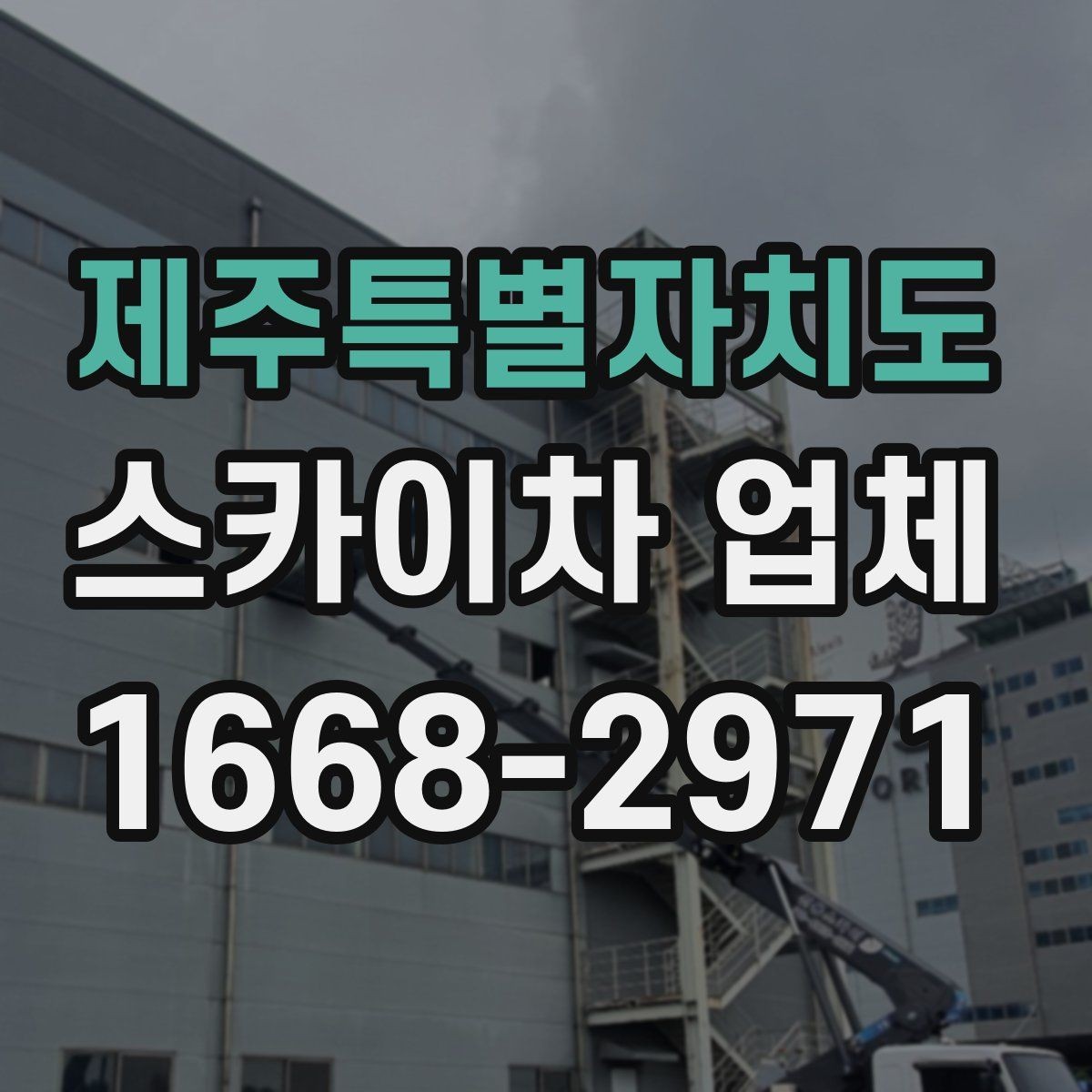 제주특별자치도 스카이차 업체 선택 시 믿을 수 있는 응대 기준