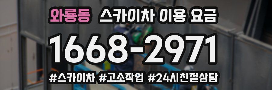 와룡동 스카이차 이용 요금