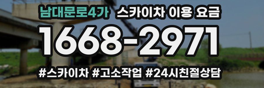 남대문로4가 스카이차 이용 요금