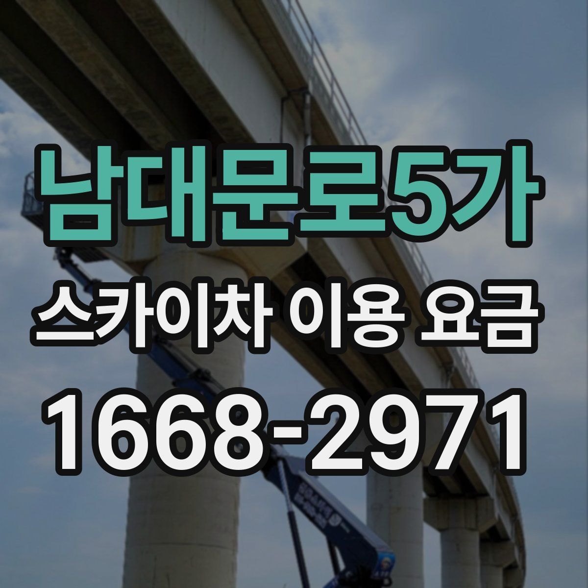 남대문로5가 스카이차 이용 요금