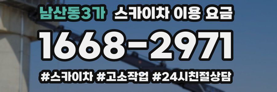 남산동3가 스카이차 이용 요금