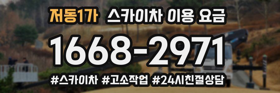 저동1가 스카이차 이용 요금