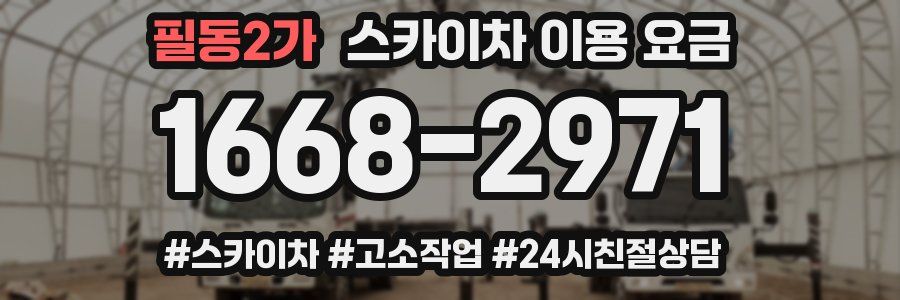 필동2가 스카이차 이용 요금