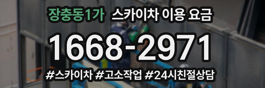 장충동1가 스카이차 이용 요금
