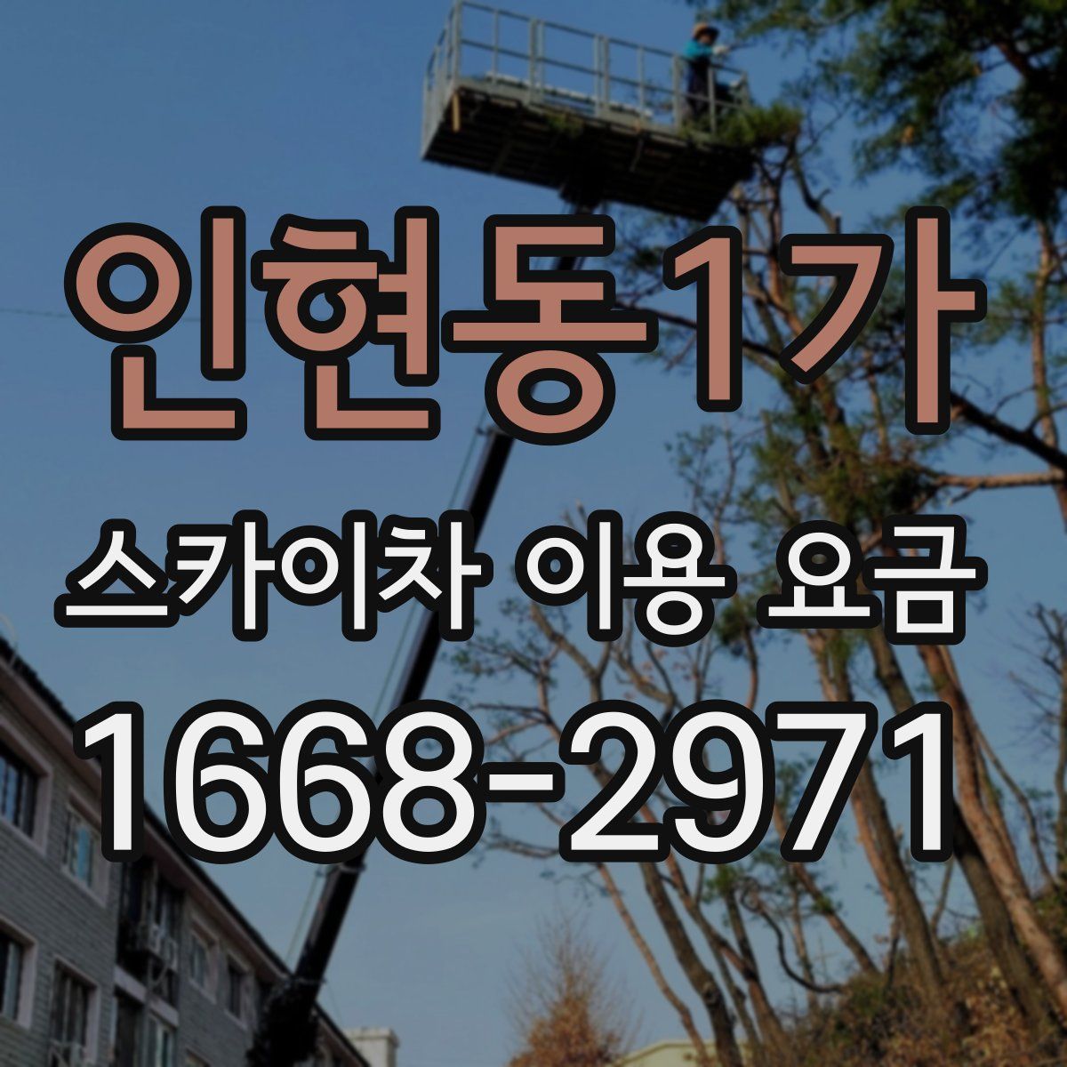 인현동1가 스카이차 이용 요금