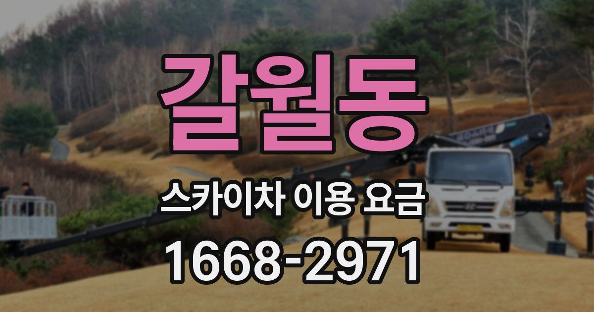 갈월동 스카이차 이용 요금