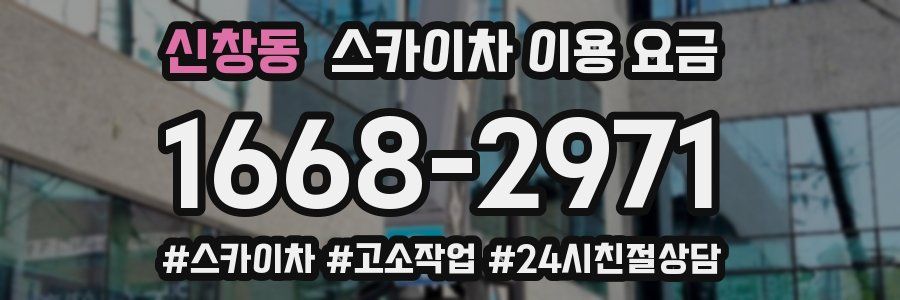 신창동 스카이차 이용 요금
