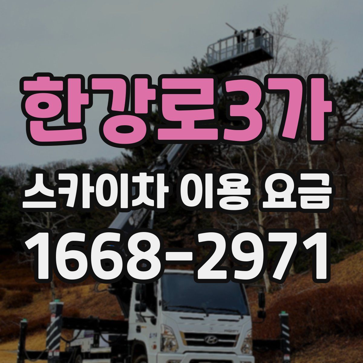 한강로3가 스카이차 이용 요금