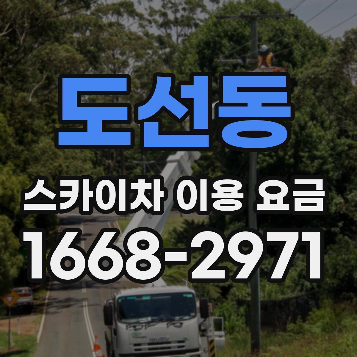 도선동 스카이차 이용 요금