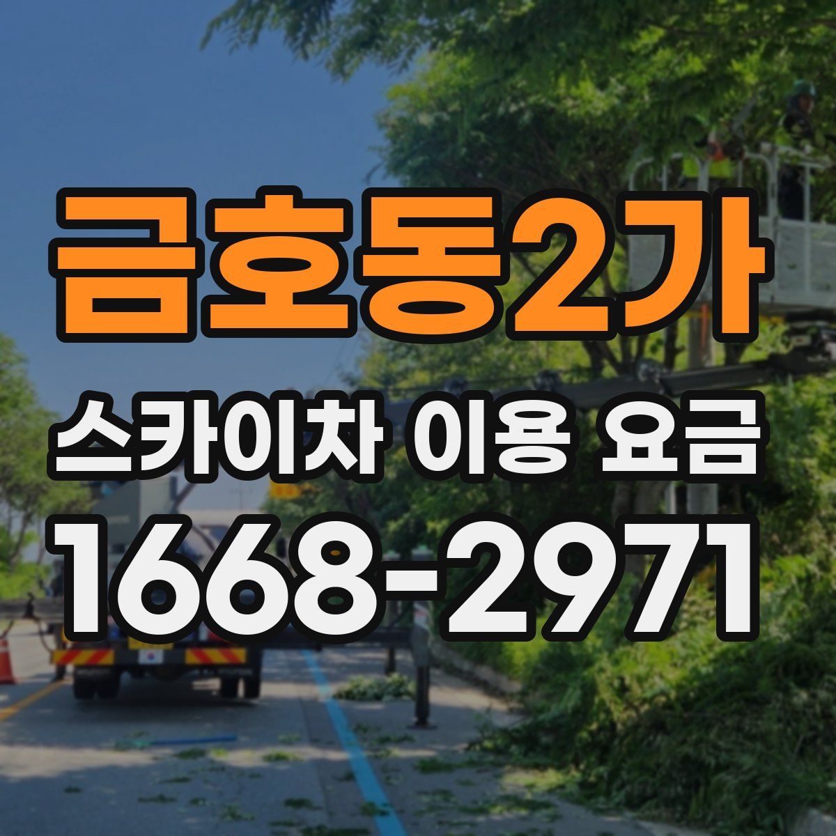 금호동2가 스카이차 이용 요금