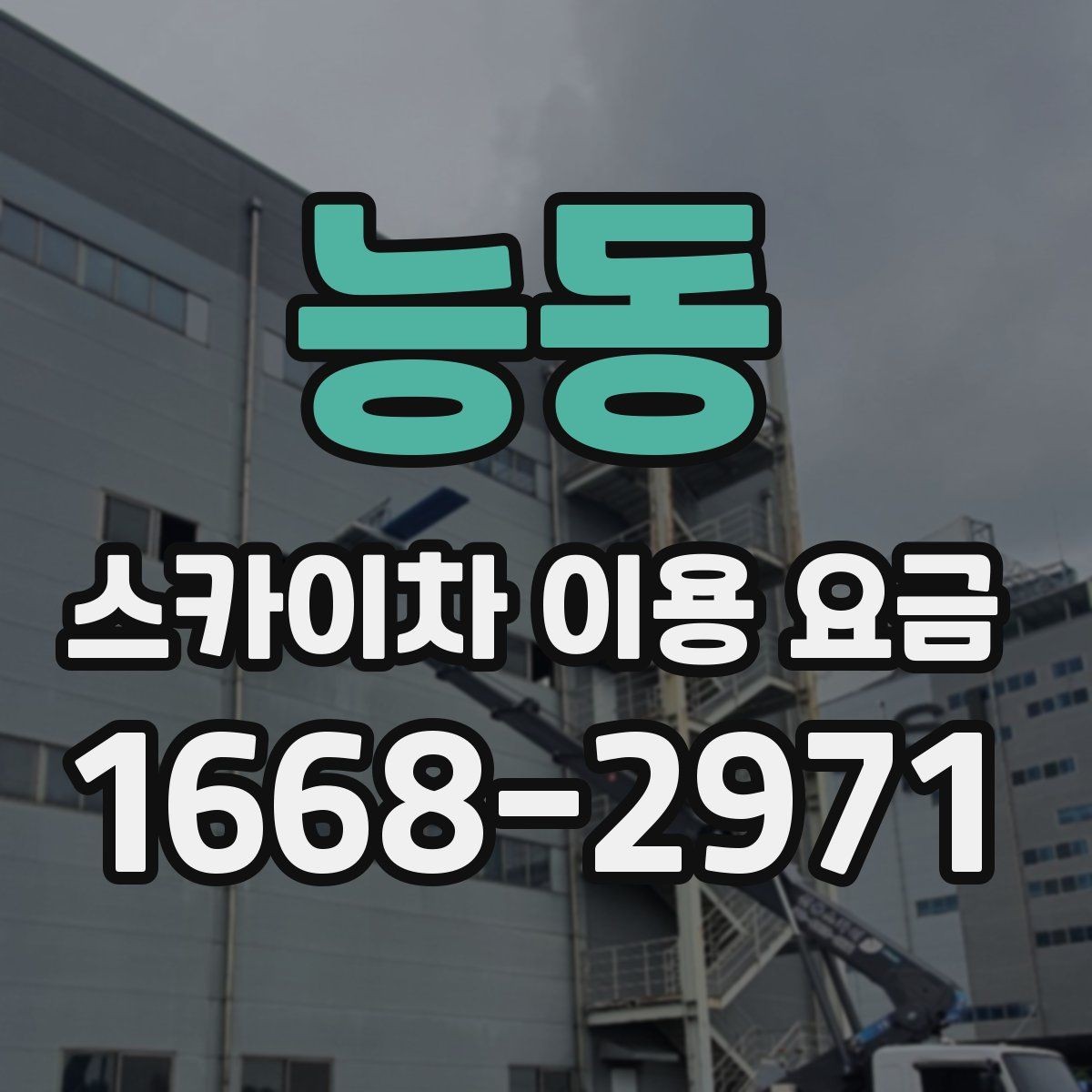 능동 스카이차 이용 요금 문의 전 알아두면 좋은 점