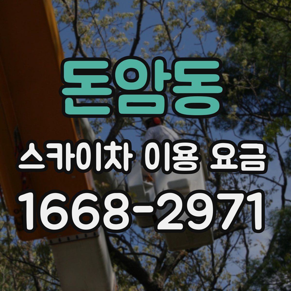 돈암동 스카이차 이용 요금