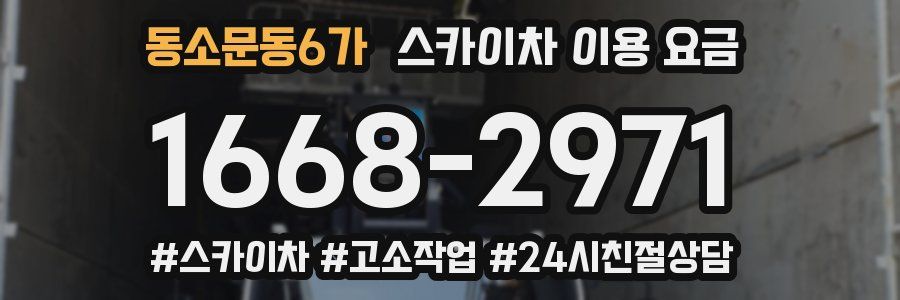동소문동6가 스카이차 이용 요금