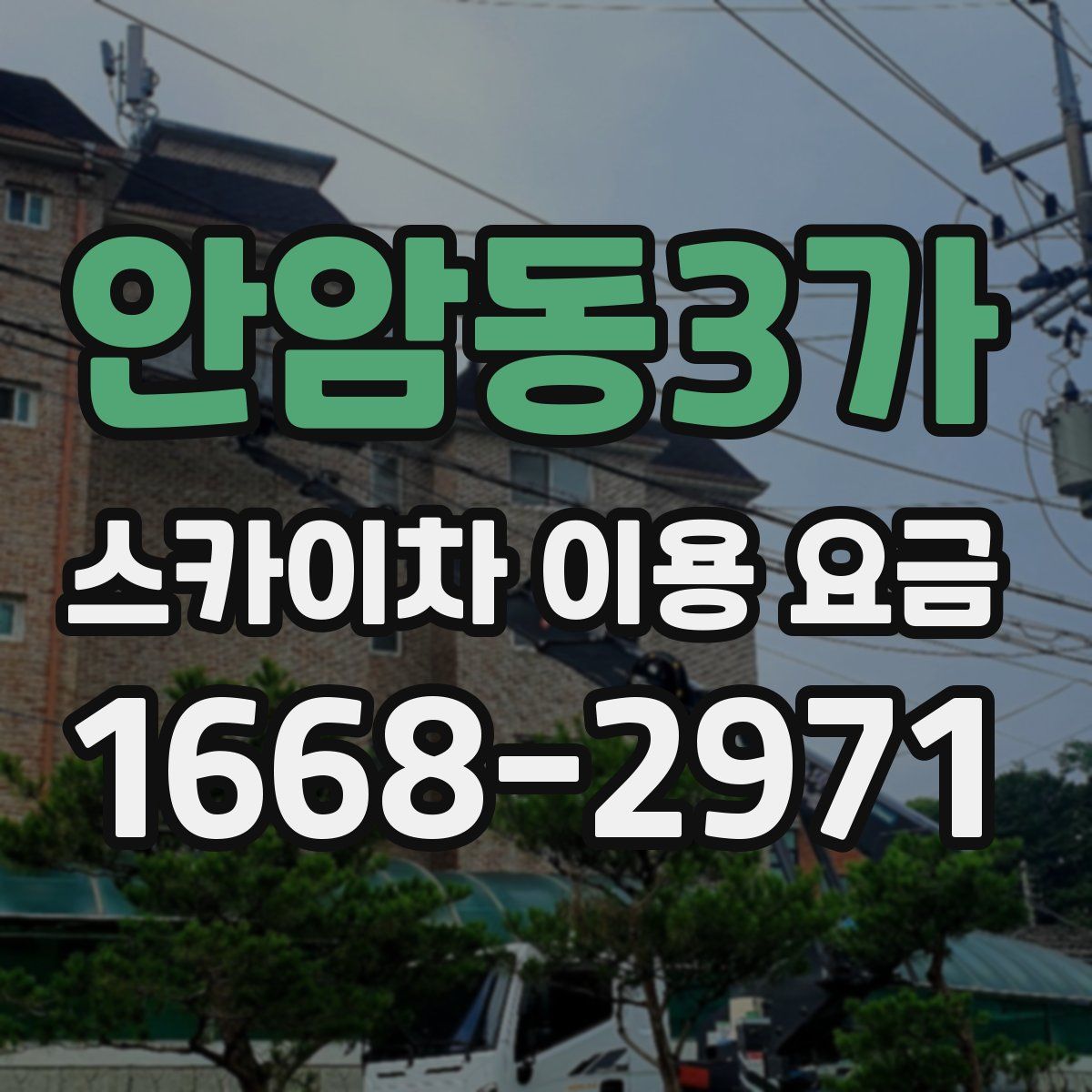 안암동3가 스카이차 이용 요금
