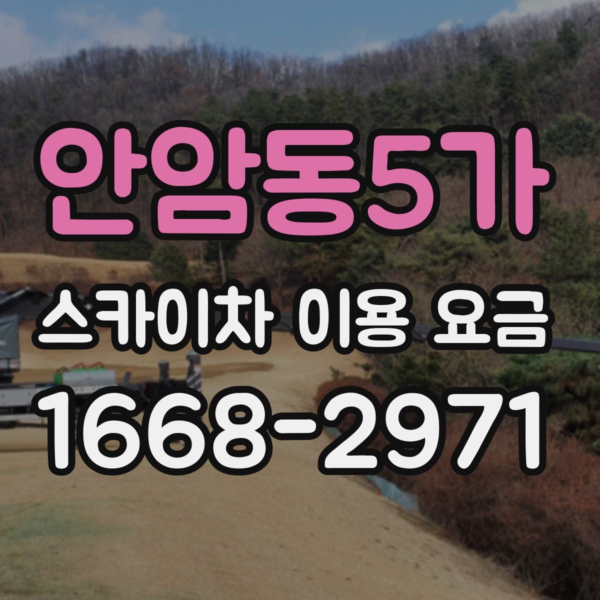 안암동5가 스카이차 이용 요금