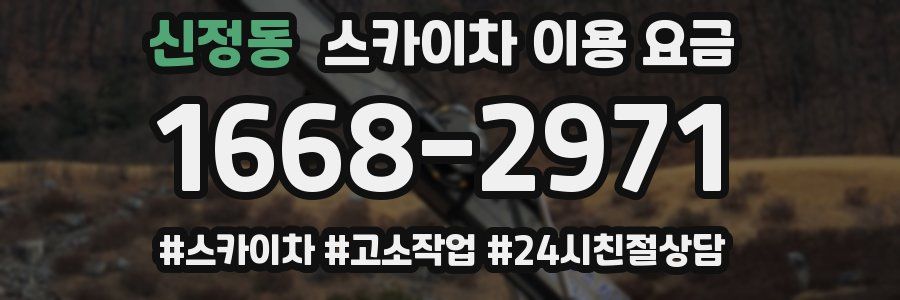 신정동 스카이차 이용 요금