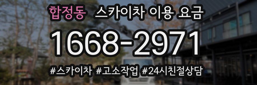 합정동 스카이차 이용 요금