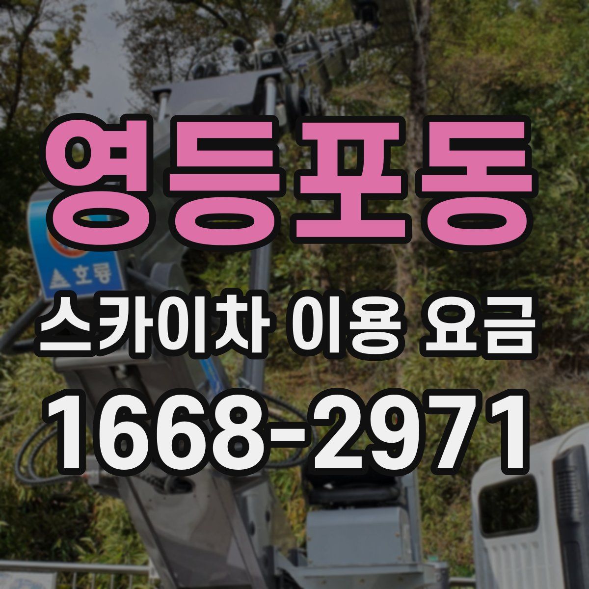 영등포동 스카이차 이용 요금