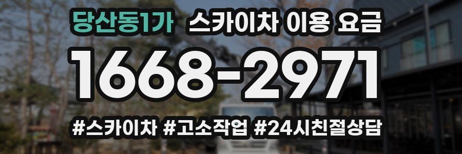 당산동1가 스카이차 이용 요금
