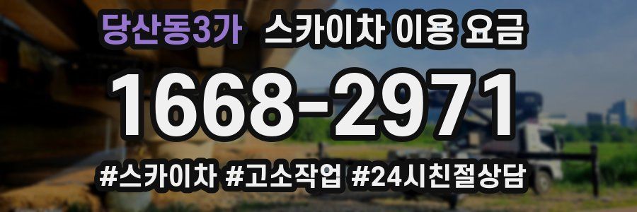 당산동3가 스카이차 이용 요금