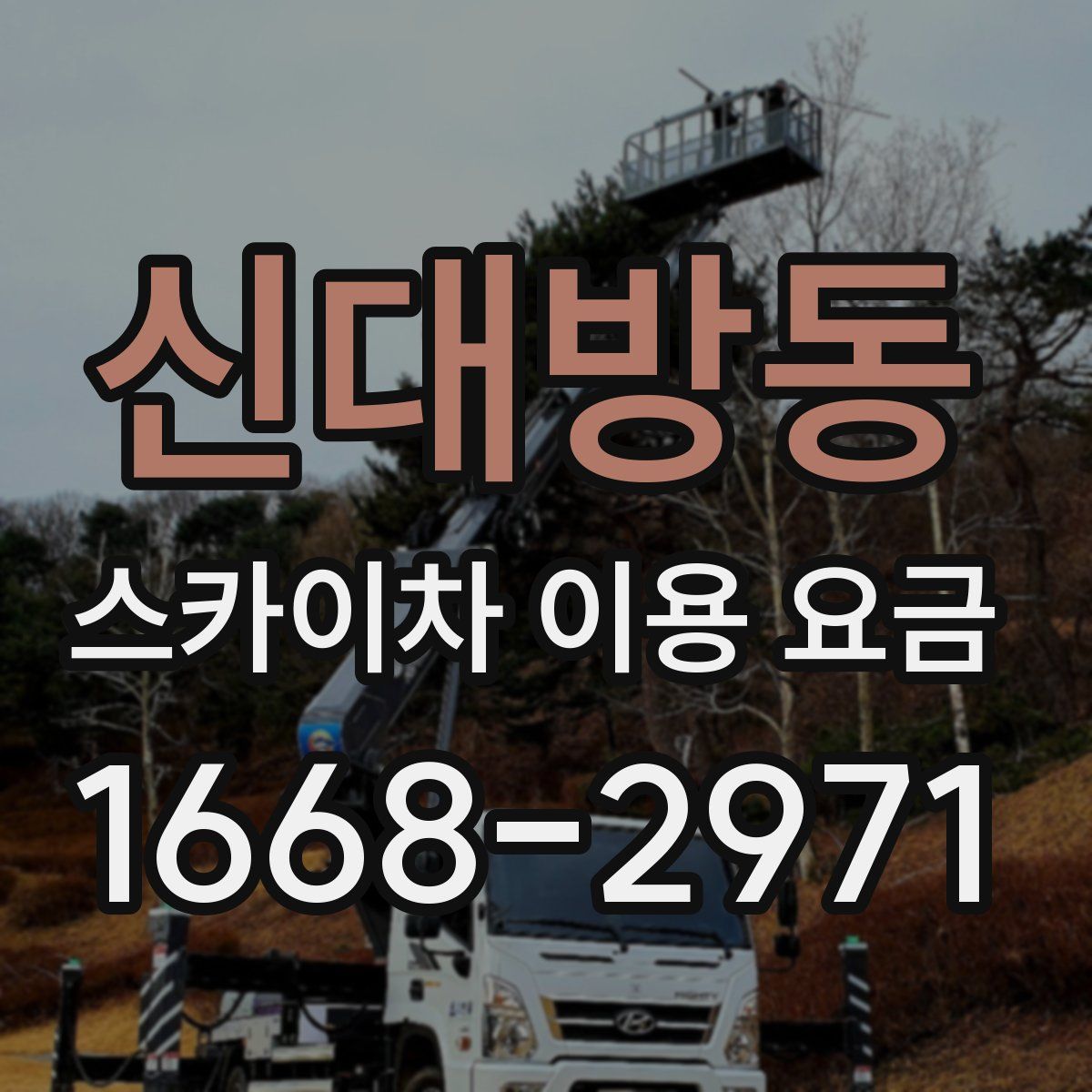 신대방동 스카이차 이용 요금