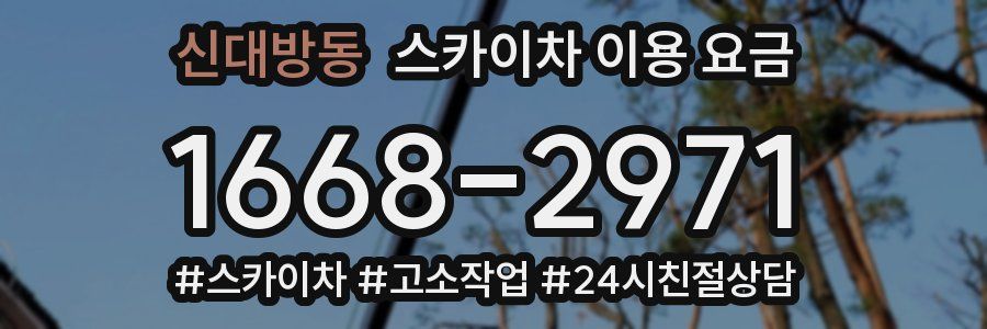신대방동 스카이차 이용 요금