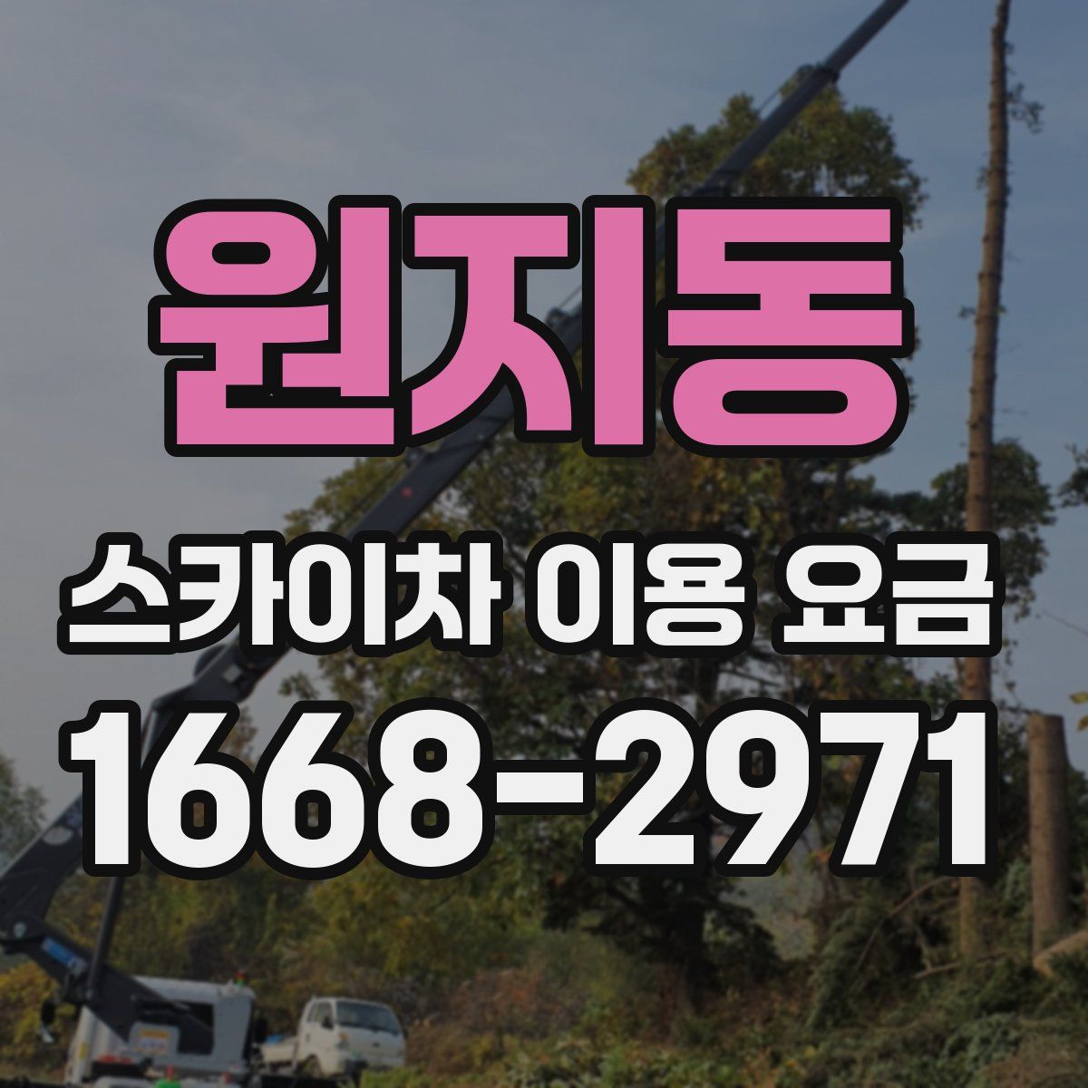원지동 스카이차 이용 요금