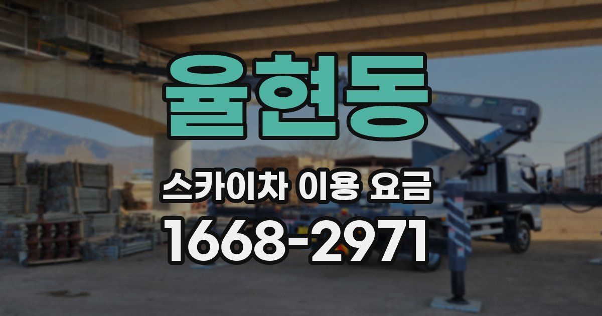 율현동 스카이차 이용 요금