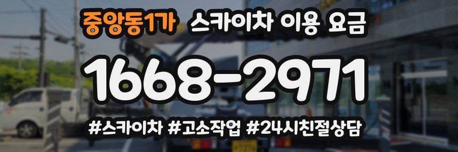 중앙동1가 스카이차 이용 요금