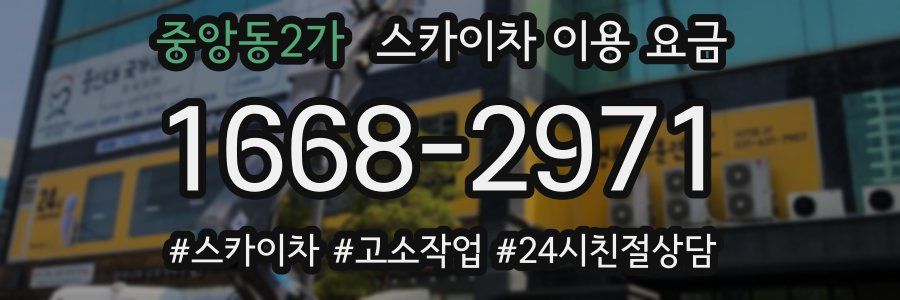 중앙동2가 스카이차 이용 요금
