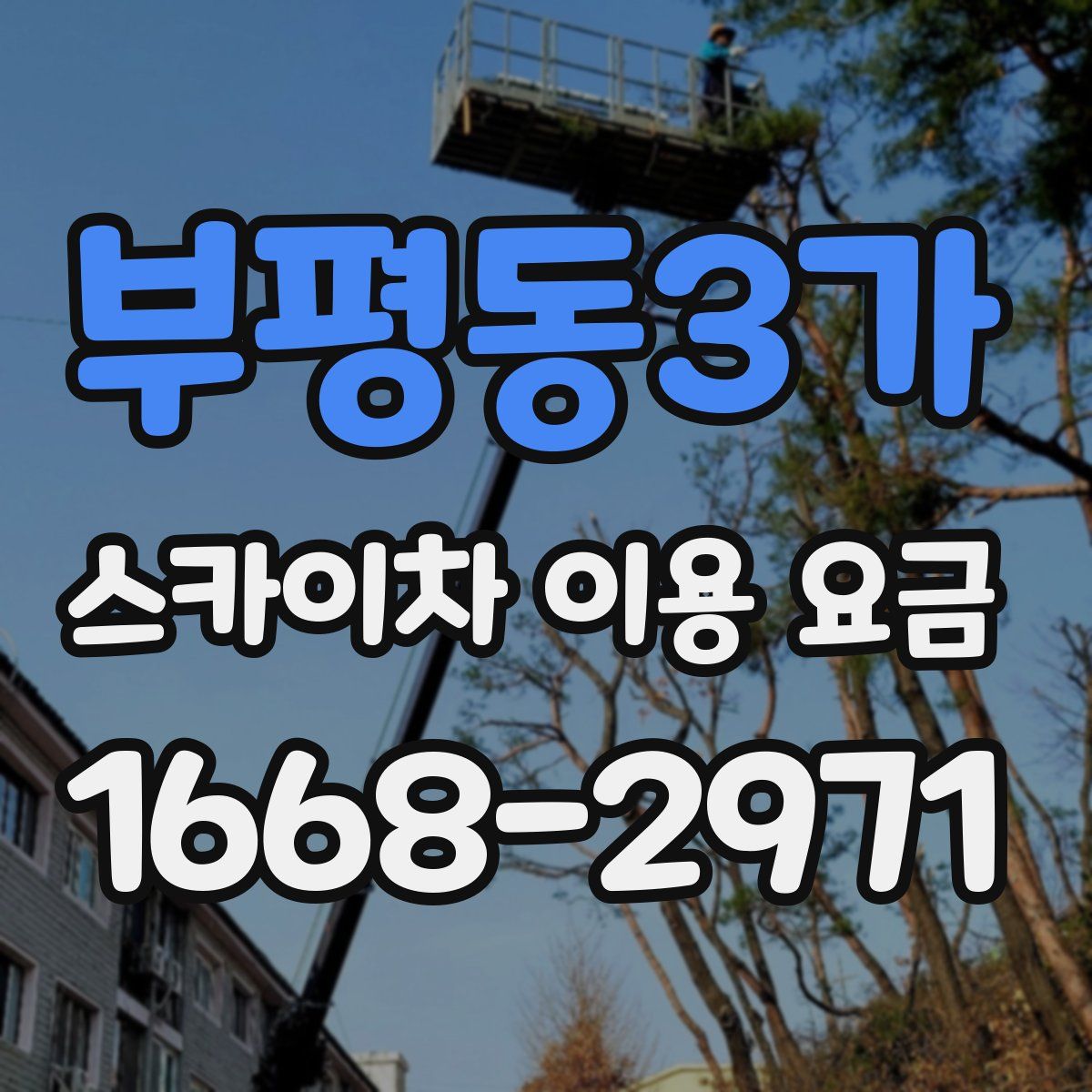 부평동3가 스카이차 이용 요금