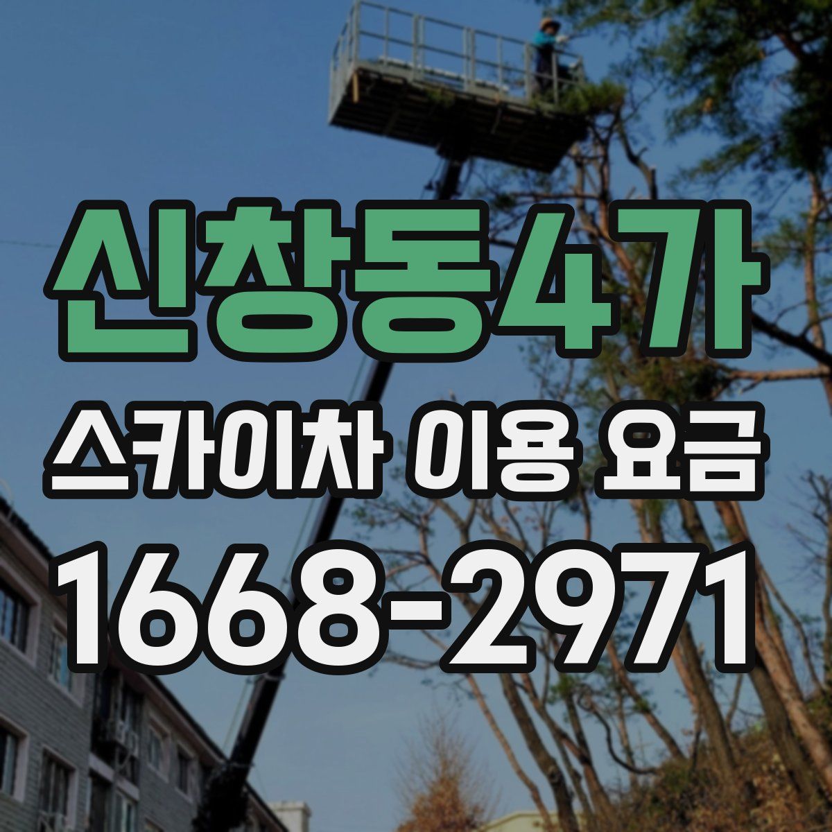 신창동4가 스카이차 이용 요금