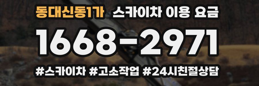 동대신동1가 스카이차 이용 요금