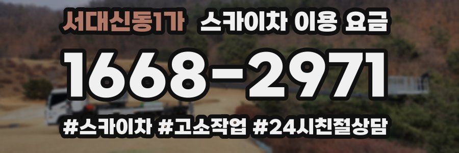 서대신동1가 스카이차 이용 요금