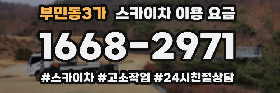 부민동3가 스카이차 이용 요금