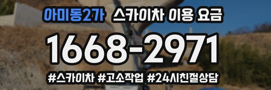 아미동2가 스카이차 이용 요금