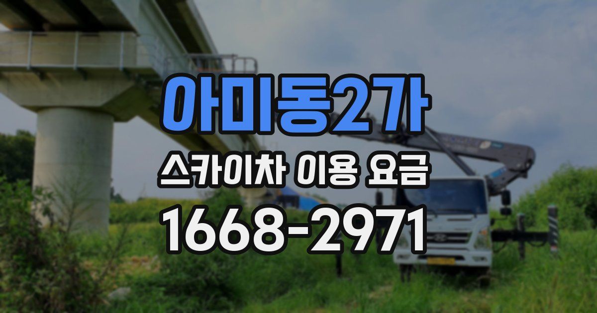 아미동2가 스카이차 이용 요금
