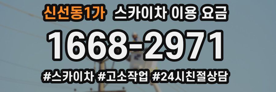 신선동1가 스카이차 이용 요금