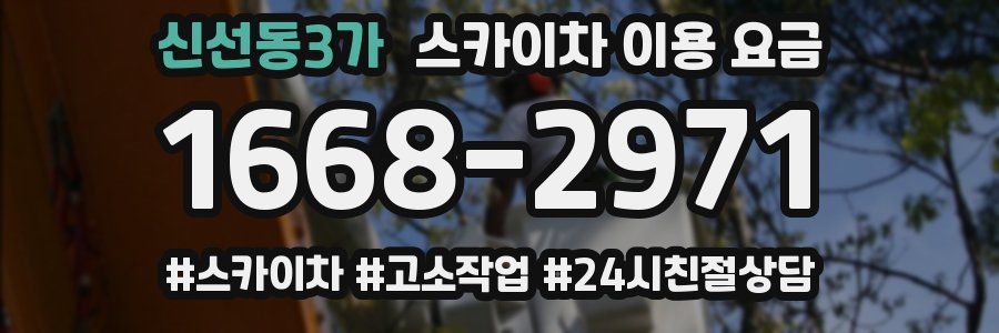 신선동3가 스카이차 이용 요금