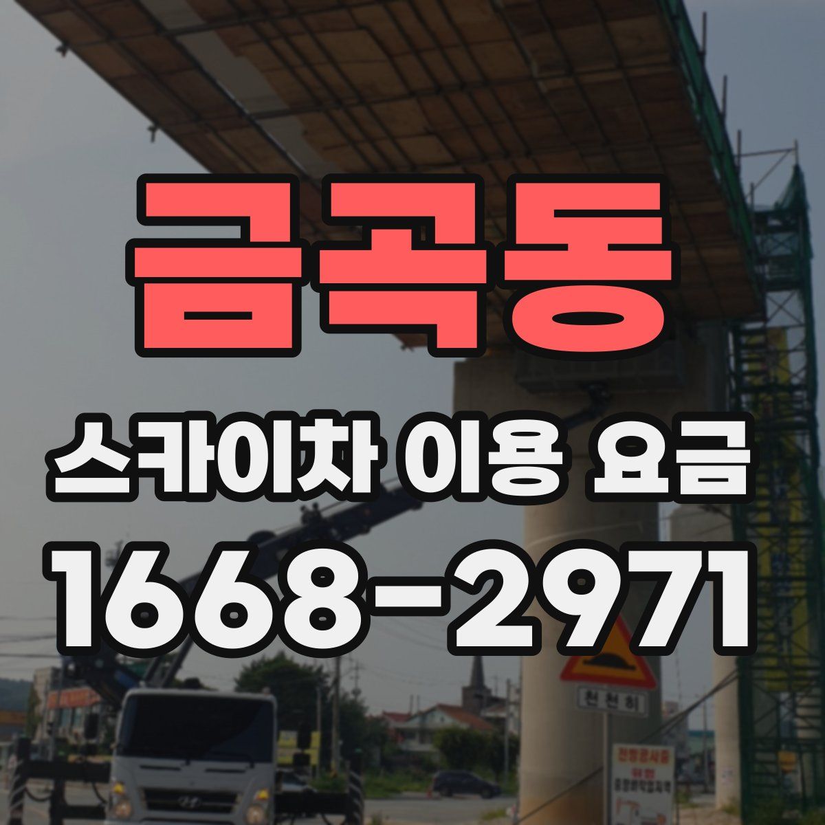 금곡동 스카이차 이용 요금