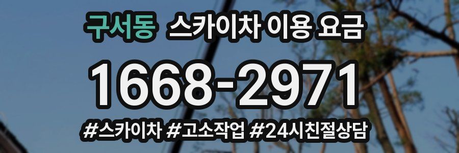 구서동 스카이차 이용 요금