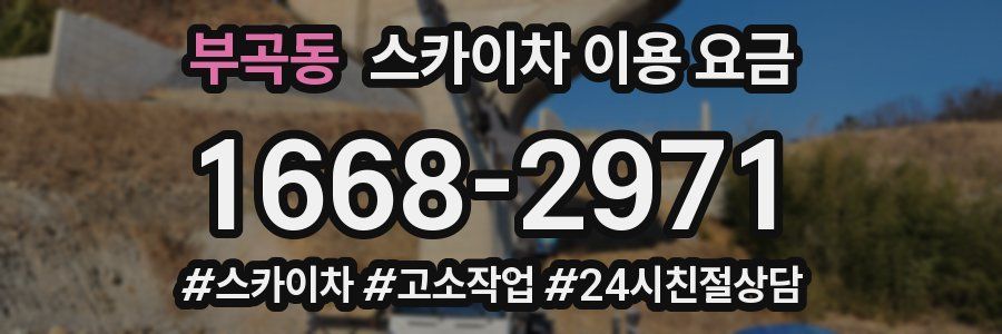 부곡동 스카이차 이용 요금