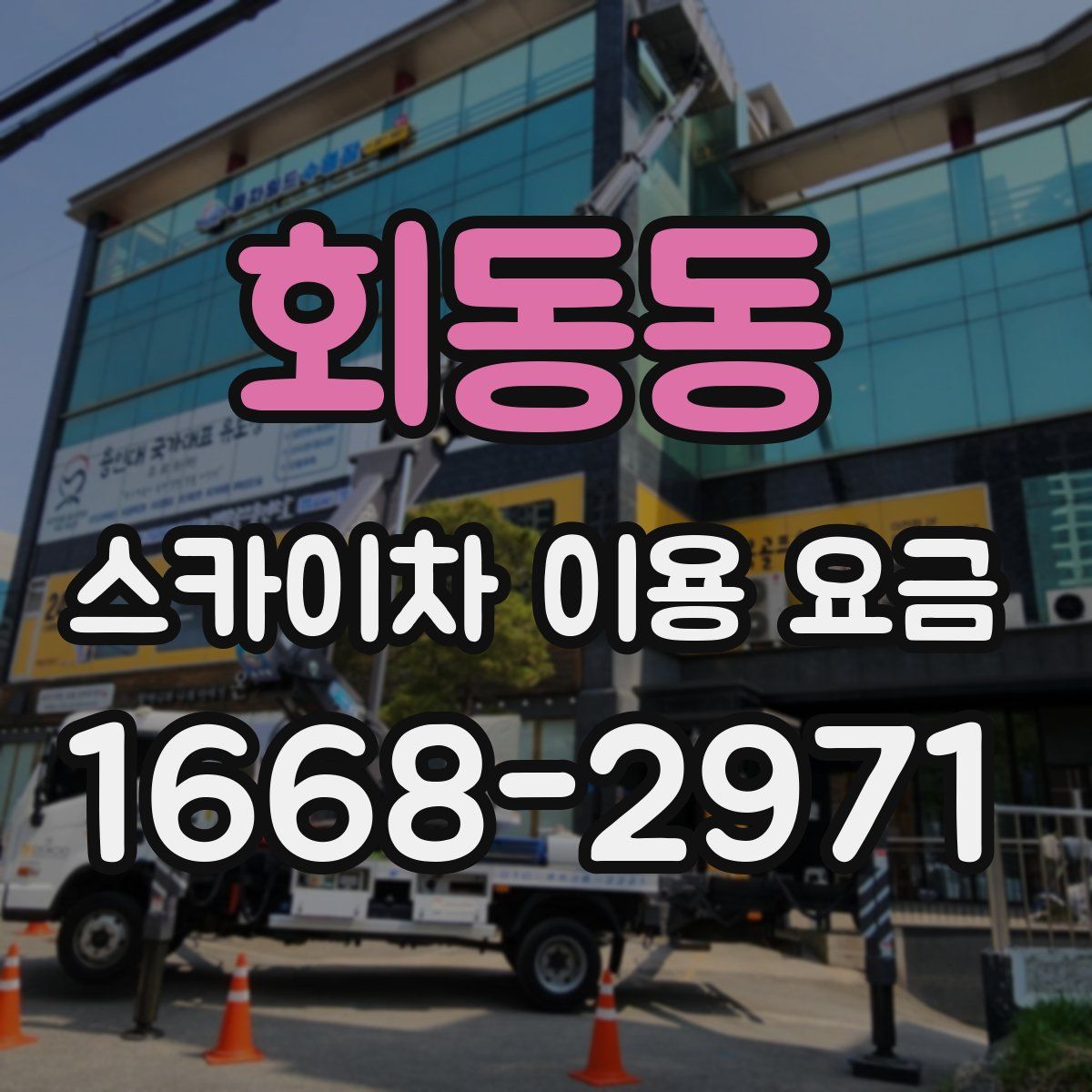 회동동 스카이차 이용 요금