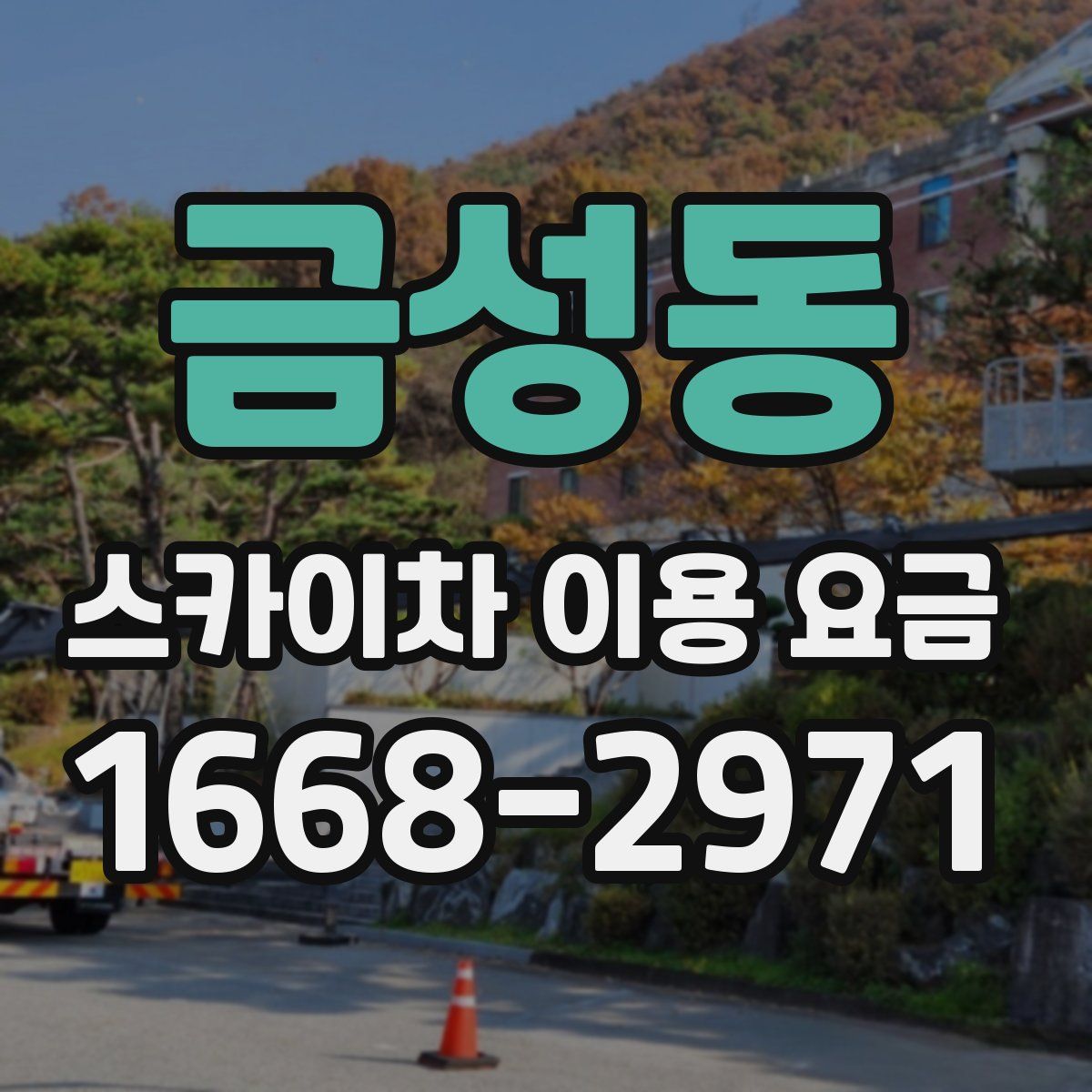 금성동 스카이차 이용 요금